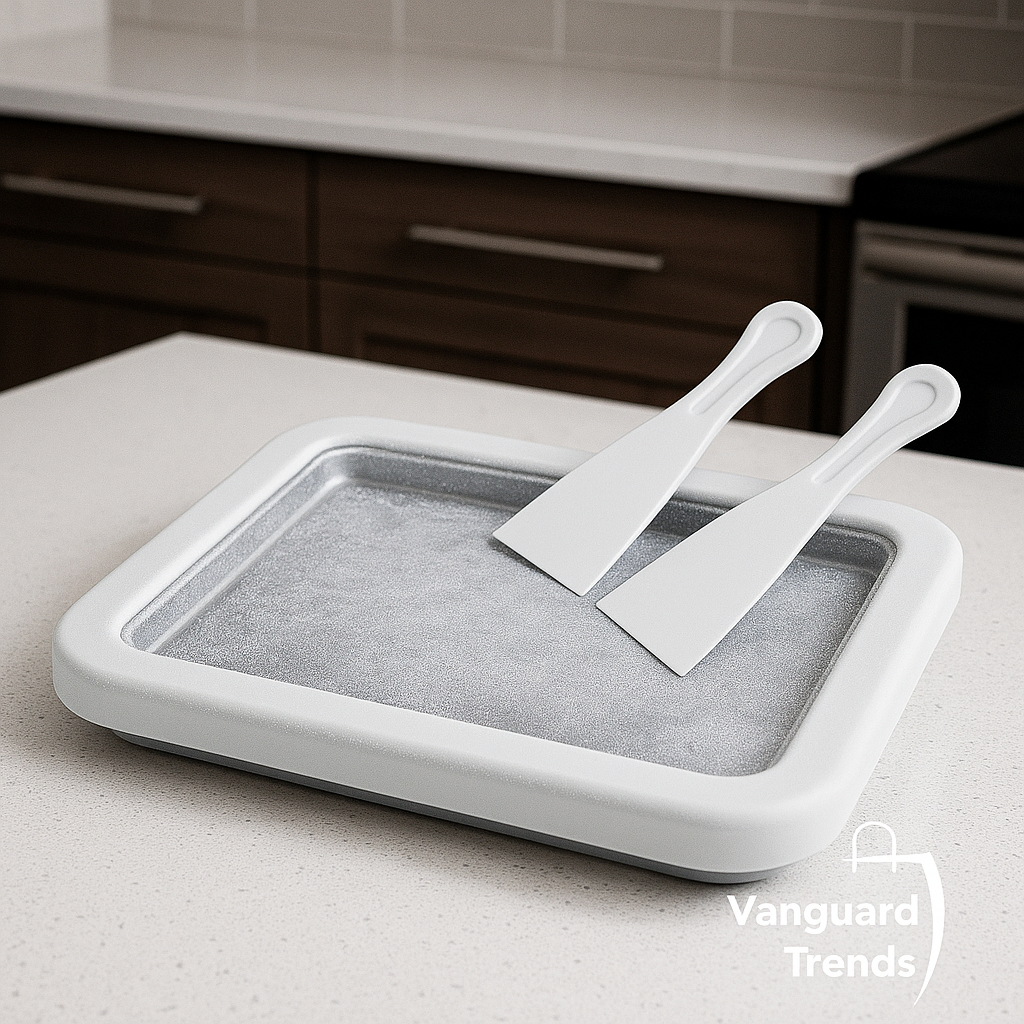 ¡Nueva plancha para hacer helados en rollo!