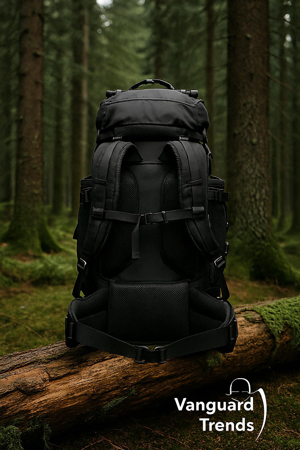 Mochila impermeable de 90L para hombre.