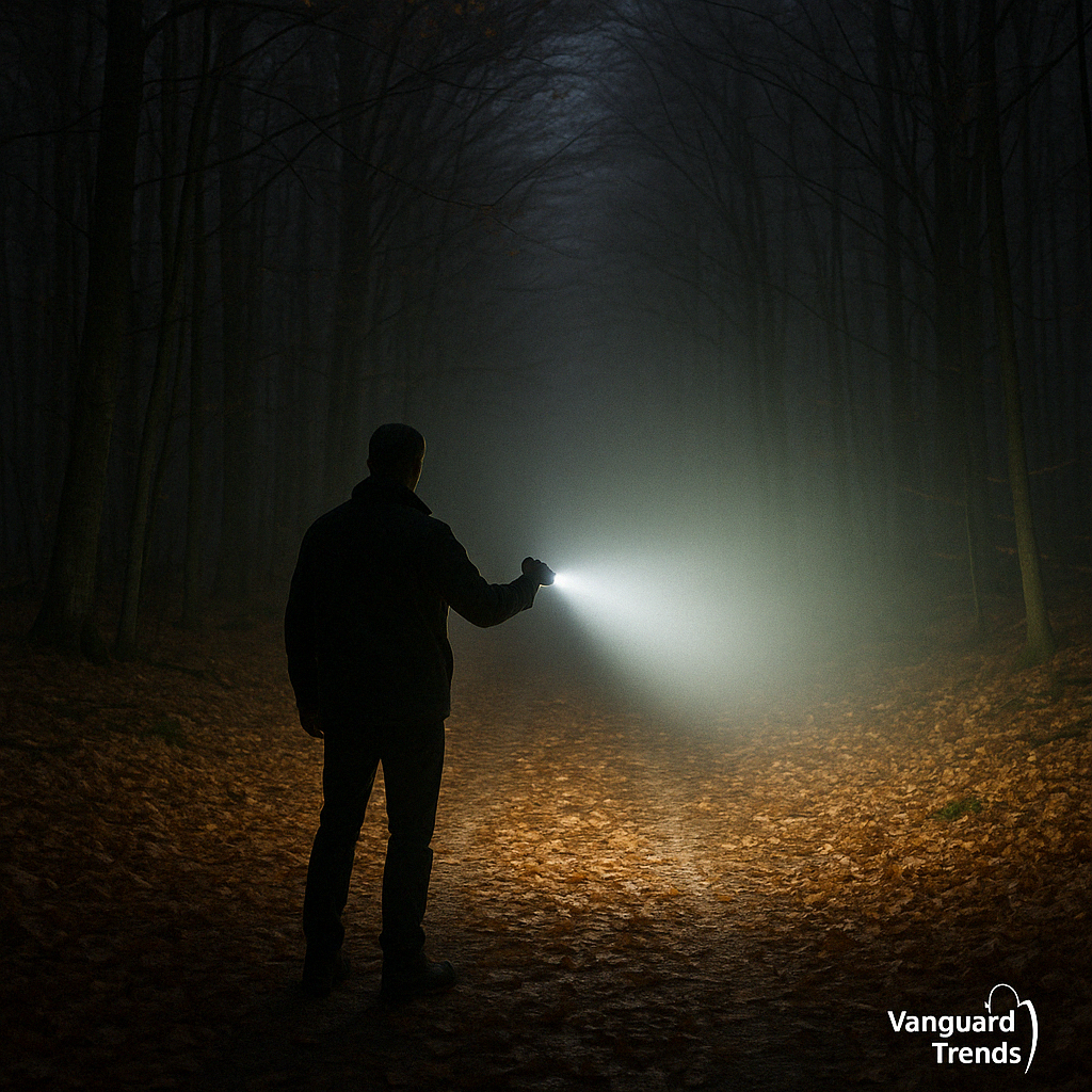 Linterna LED Vanguard de alta potencia.