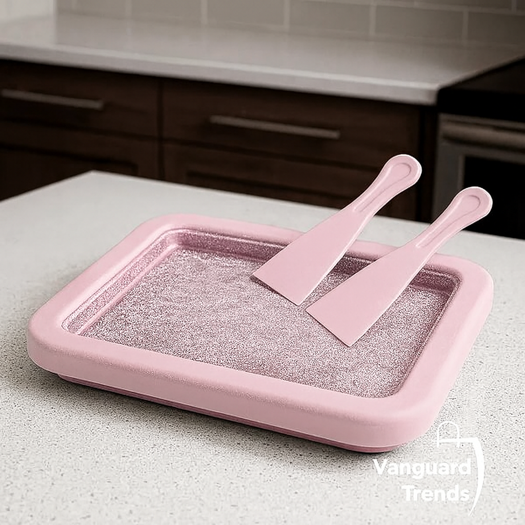 ¡Nueva plancha para hacer helados en rollo!