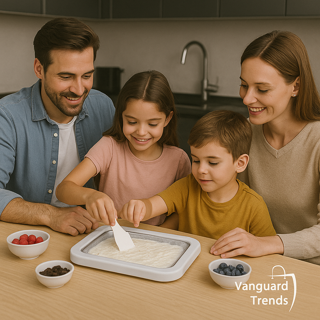 ¡Nueva plancha para hacer helados en rollo!