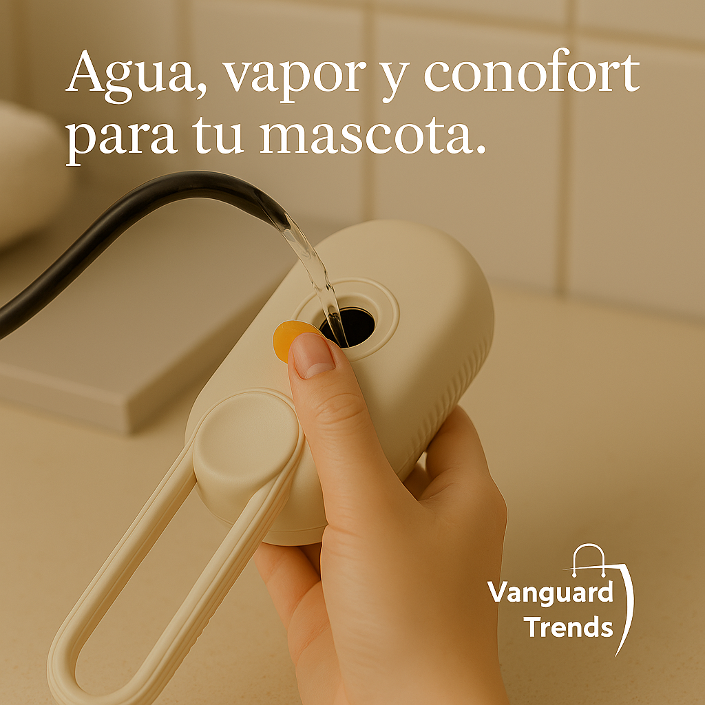 Cepillo quita pelo 3 en 1 - (con vapor suave)