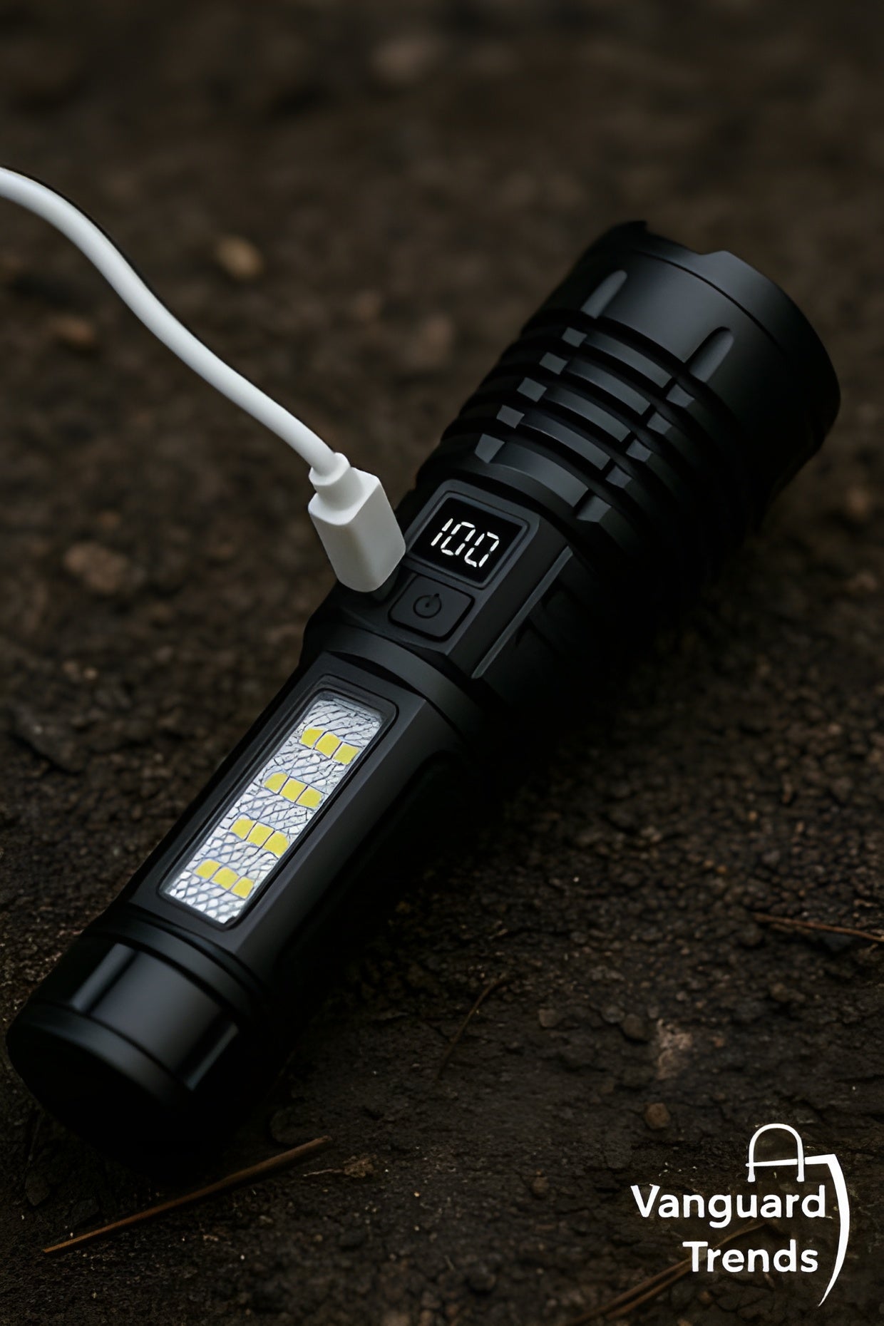 Linterna LED Vanguard de alta potencia.