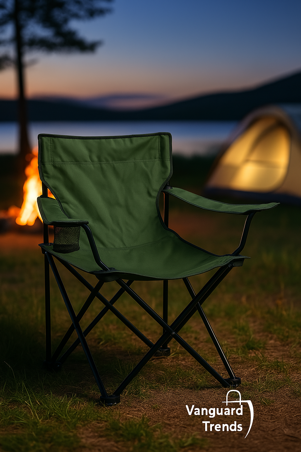 Silla Camping Plegable Portátil, para Camping Pesca