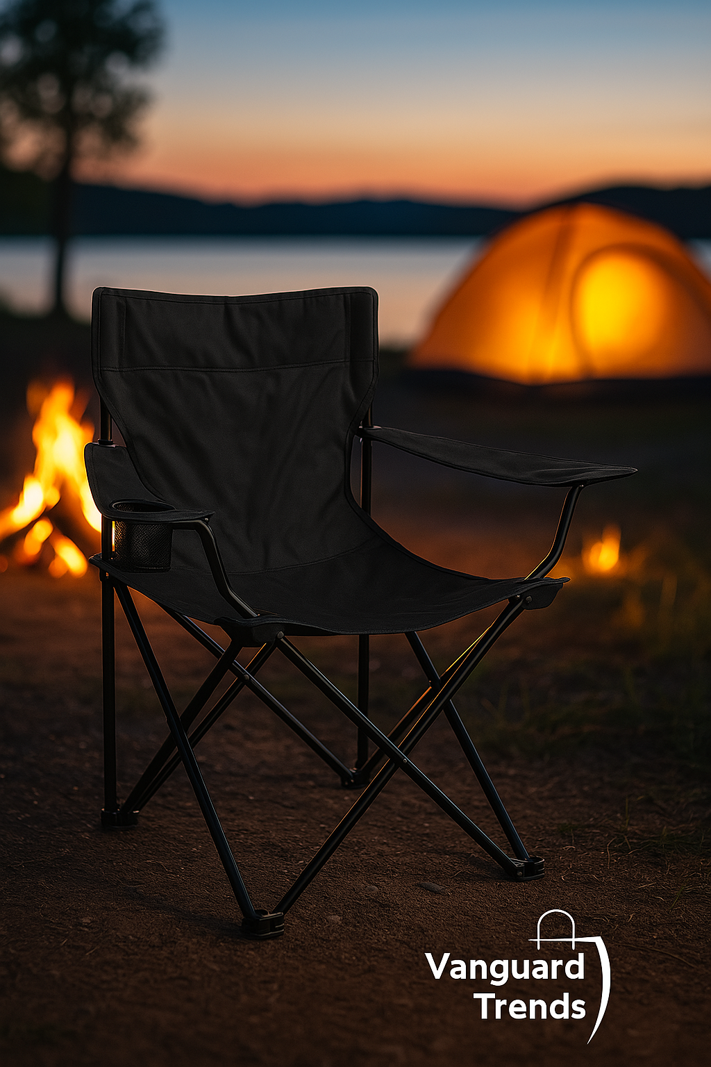 Silla Camping Plegable Portátil, para Camping Pesca
