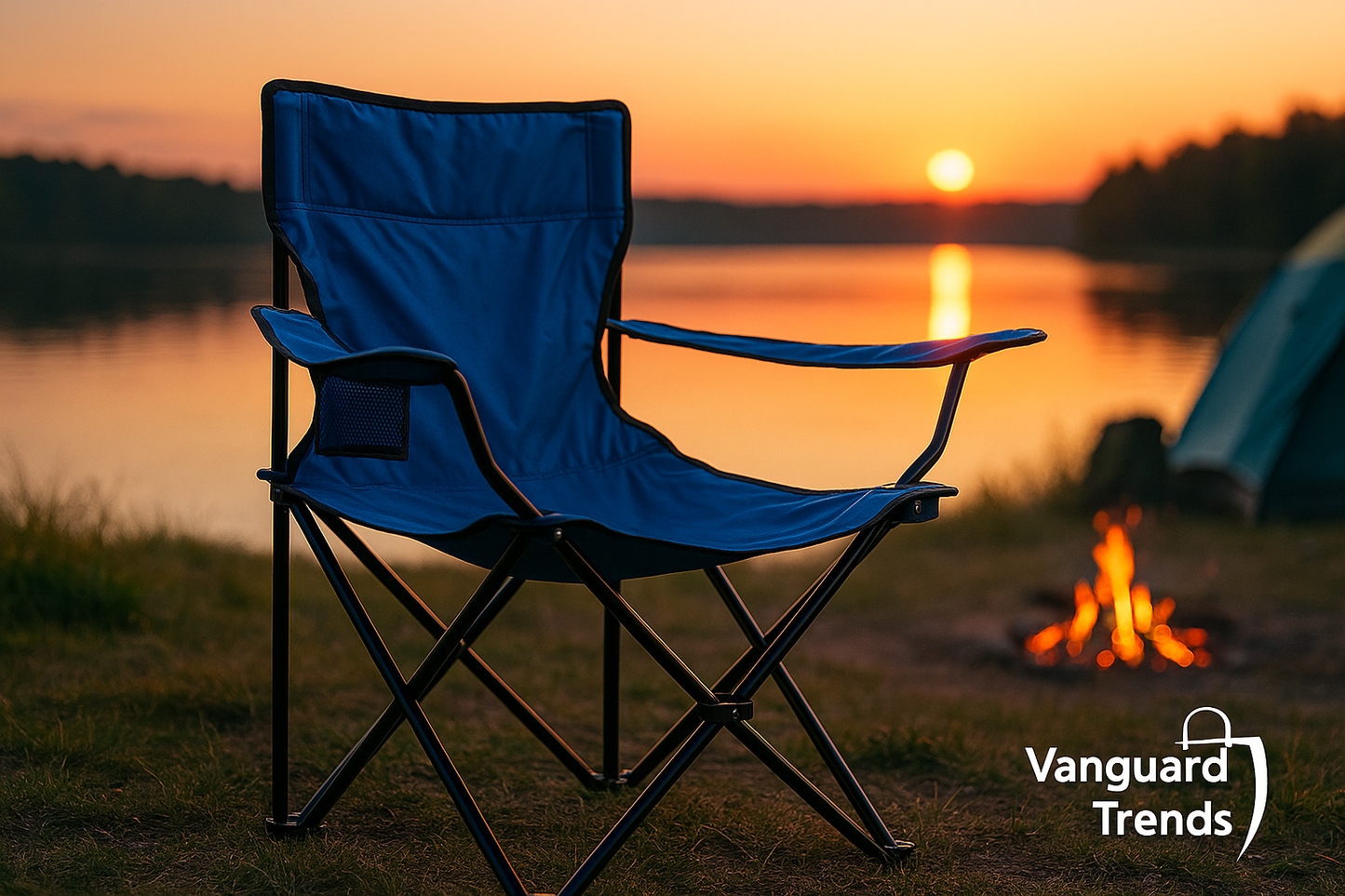 Silla Camping Plegable Portátil, para Camping Pesca