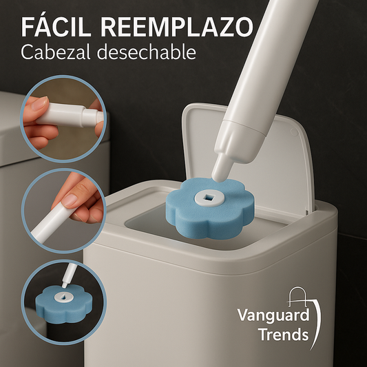 Kit Higiénico para Baño – Cepillo con Repuestos Desechables